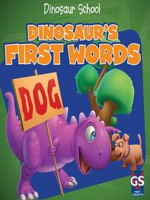 cover image of Dinosaur's First Words